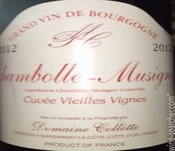 Label 1 of Domaine Collotte Chambolle-Musigny Cuvee Vieilles Vignes