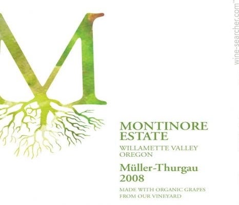 Label 1 of Montinore Estate Muller-Thurgau