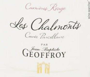 Label 1 of Geoffroy Cumieres Rouge Coteaux Champenois 'Les Chalmonts'