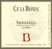 1st label thumbnail of Ca' La Bionda Valpolicella Classico