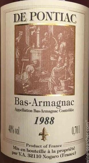 1965 DE PONTIAC Bas Armagnac バ・アルマニャック 1965 DE PONTIAC Bas Armagnac バ・アルマニャック - メルカリ