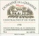 18th label thumbnail of Domaine de la Janasse Chateauneuf-du-Pape Cuvee Chaupin