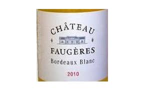 Click to see this product Label of Chateau Faugeres Blanc