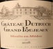 2nd label thumbnail of Chateau Dutruch Grand Poujeaux