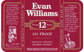 Evan Williams Green Label Kentucky Straight Bourbon Whiskey ...