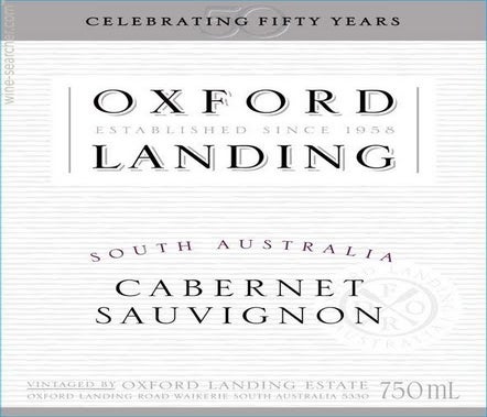 Label 1 of Oxford Landing Cabernet Sauvignon