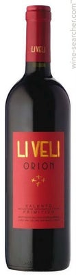 Label 1 of Masseria Li Veli Orion Primitivo Salento IGT
