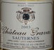 2nd label thumbnail of Chateau Gravas Sauternes