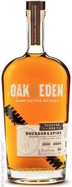Oak Eden Toasted Oak Bourbon Spire Whiskey Prices Stores Tasting Notes And Market Data