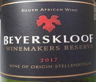 Label 1 of Beyerskloof Winemakers Reserve