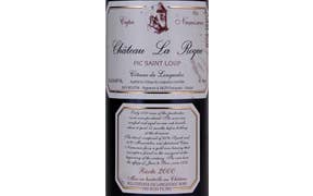 Click to see this product Label of Chateau La Roque Pic Saint-Loup Cupa Numismae