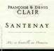 2nd label thumbnail of Domaine Francoise et Denis Clair Santenay