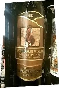 South Coast Winery Wild Horse Peak Mountain Vineyards 4 Block ...