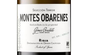Click to see this product Label of Bodegas y Vinedos Gomez Cruzado Seleccion Terroir 'Montes Obarenes'