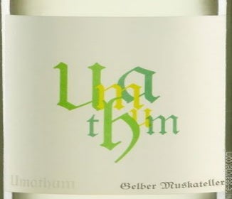 Label 1 of Weingut Umathum Gelber Muskateller