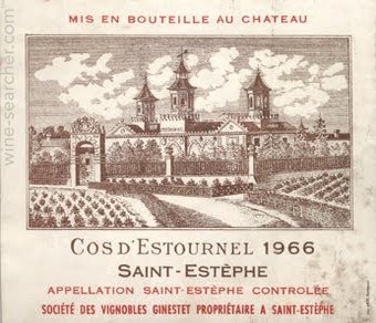 Label 12 of Chateau Cos d'Estournel