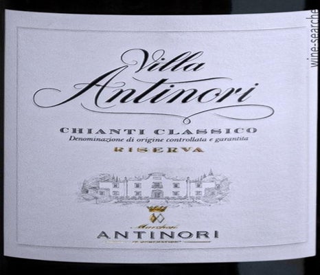 Label 1 of Marchesi Antinori Villa Antinori Riserva