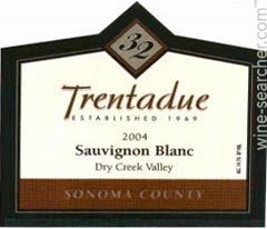 Label 1 of Trentadue Sauvignon Blanc