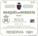 10th label thumbnail of Marques de Murrieta Reserva