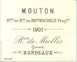 83rd label thumbnail of Chateau Mouton Rothschild