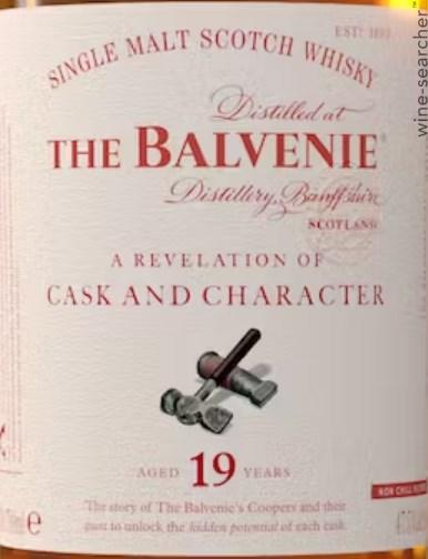 The Balvenie 19年 Cask and Character700ml