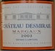 10th label thumbnail of Chateau Desmirail