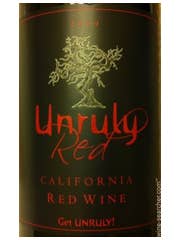 Click to see larger label image Label of Unruly Red