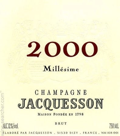【RP92点】ジャクソン　ミレジメ　2000 2000 Jacquesson Brut Millesime, Champagne, France | prices