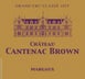 1st label thumbnail of Chateau Cantenac Brown