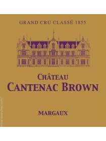 Click to see larger label image Label of Chateau Cantenac Brown