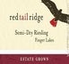 2nd label thumbnail of Red Tail Ridge Estate Grown Semi Dry Riesling