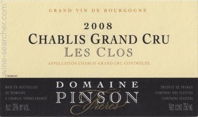 Domaine Pinson Freres Les Clos, Chablis Grand Cru, France