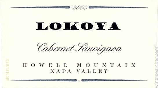2016 Lokoya Winery Cabernet Sauvignon, Diamond Mountain