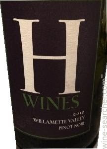 Label 1 of Hamacher 'H Series' Pinot Noir