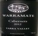 3rd label thumbnail of Warramate Black Label Cabernet Sauvignon