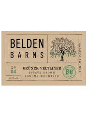 Click to see larger label image Label of 2018 Belden Barns Estate Gruner Veltliner