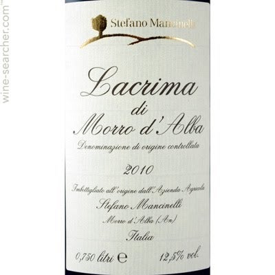 Label 1 of Stefano Mancinelli Lacrima di Morro d'Alba