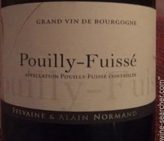 Label 1 of Domaine Sylvaine & Alain Normand Pouilly-Fuisse