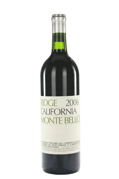 2006 Ridge Vineyards Monte Bello, Santa Cruz Mountains, USA