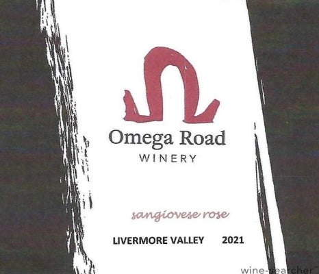 Label 1 of Omega Road Winery Sangiovese Rose