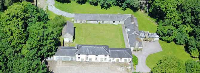 The distillery is literally a farmstead in the rolling Kerry countryside.
