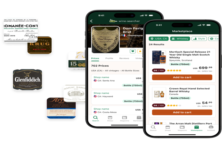 Wine-Searcher app experience